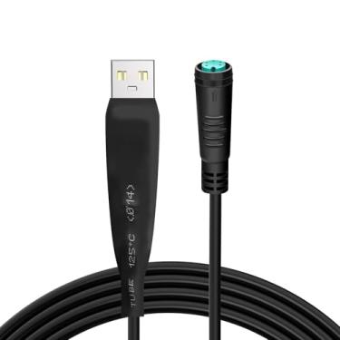 Imagem de Zeekpowa Cabo de programação para Bafang BBSHD BBS01 BBS02 Motor 8fun Cabo de programação de motor de bicicleta elétrica para motor de acionamento médio 101 cm