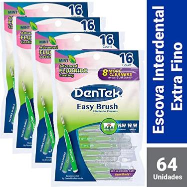 Imagem de Kit Escova Interdental Dentek Easy Brush Fino com 64 unidades