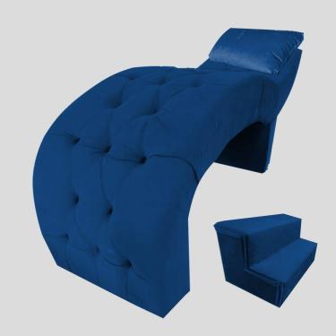 Imagem de Maca De Maquiagem E Estética + Escada e Almofada Lisa Marinho