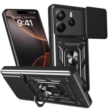 Imagem de Capa Capinha Armadura Para Xiaomi Redmi Note 14 5G - Indefinido, Preto