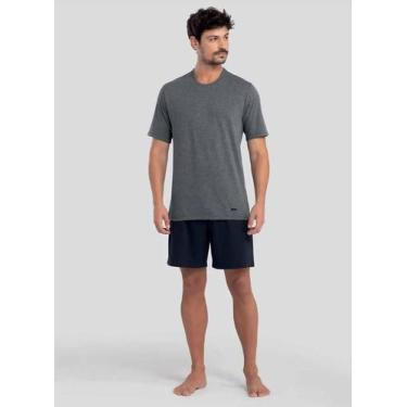 Imagem de Pijama Masculino Mash algodão Manga curta com short 81148, Cz06, GG