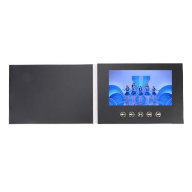 Imagem de GLOGLOW Moldura Digital Cartão de Saudação de Vídeo de Design Inteligente Portátil Com Bateria Recarregável Folheto Digital HD de 7 Polegadas para Marketing Com Porta Tipo C Saudação de Vídeo de
