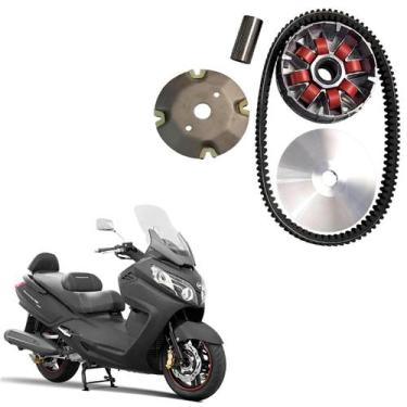 Imagem de Kit Polia Correia E Roletes Completo Dafra Maxsym 400i - nm motos