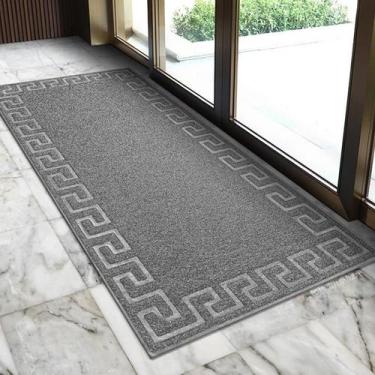 Imagem de 2 Tapete Porta Capacho Grande Antiderrapante PVC Cz 60x120 - IDEALIZA