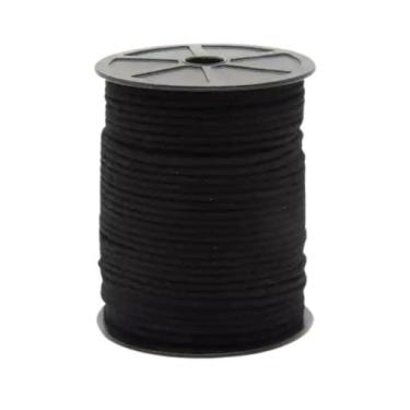 Imagem de Cordão Algodão 3mm 50m Artesanato Macramê Preto ou Branco - Cordôes No