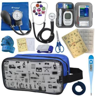 Imagem de Kit Enfermagem Completo Top + Medidor Glicose  - PREMIUM, P.A. Med, IN