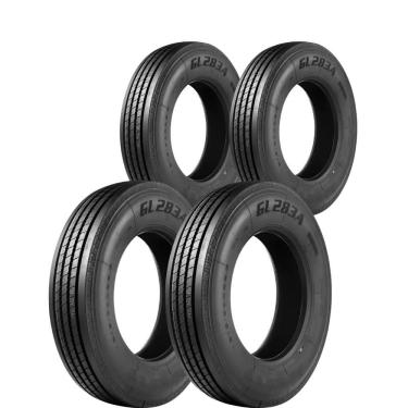 Imagem de Kit 4 Pneus 275/80R22.5 Liso 18 Lonas 149/146L GL283A Samson