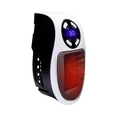 Imagem de Aquecedor Elétrico Portátil De Parede 500W Com Controle Remoto, Mini R