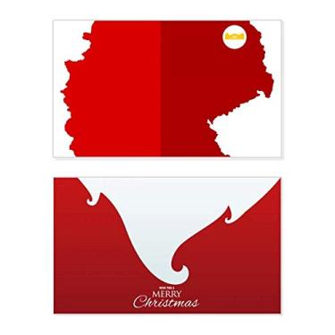 Imagem de Mapa da bandeira nacional da Alemanha com estampa vermelha, feriado, cartão de felicitações, mensagem de Natal