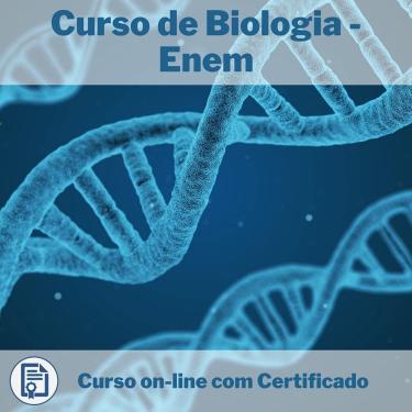 Imagem de Curso Online em videoaula de Biologia - Enem com Certificado + 2 Brindes
