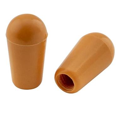 Imagem de Musiclily Pro Métrico Knob Ponteira Chave Seletora estilo LP para Guitarra Epiphone Les Paul, Âmbar (2 Peças)