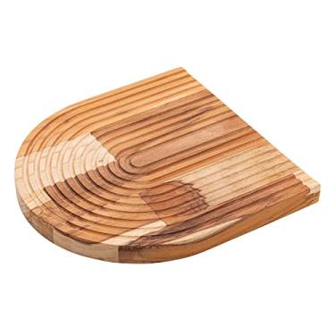 Imagem de Tábua de Madeira Teca 22cm x 20cm x 2cm - Wolff Craft