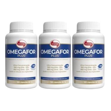 ÔMEGA FOR PLUS (ÔMEGA 3 - 240 CAPS) - VITAFOR