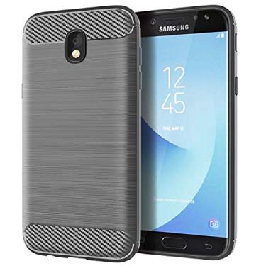 Imagem de Capa para Samsung Galaxy J5 2017, sensação macia, proteção total, anti-arranhões e impressões digitais + capa de celular resistente a arranhões para Samsung Galaxy J5 2017
