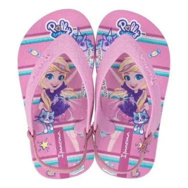 Imagem de Chinelo Elastico Infantil Bebe Feminino Ipanema Baby Polly Pocket Conf