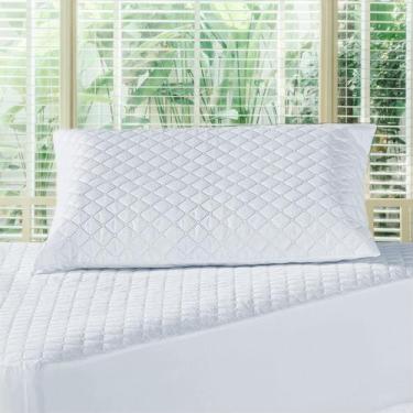Imagem de Capa de Travesseiro Impermeável 01 Peça Protege Contra Líquidos e Suje