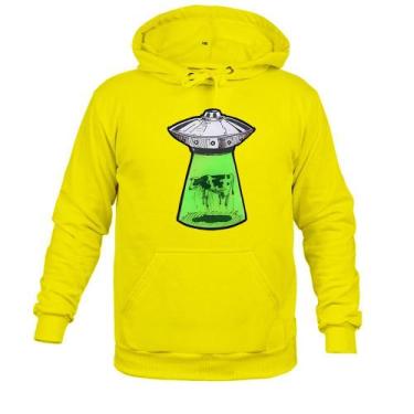 Imagem de Moletom 100% Algodão Flanelado Vacalienigena - Surprass, Amarelo, M