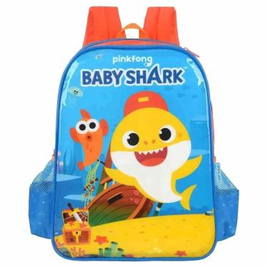 Imagem de Mochila Luxcel Baby Shark Infantil Menino  Is36801