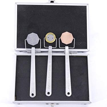 Imagem de GPG01 Kit de bloco de teste de partículas magnéticas, indicador de campo magnético, medidor de torta, 3 peças