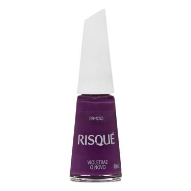 Imagem de Esmalte Risqué Roxo Cremoso Violetraz o Novo 8ml