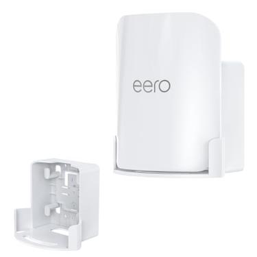 Imagem de XLTTYWL Kit de montagem de parede eero Pro 7, erro 7 Pro, suporte de montagem para otimizar espaço e gerenciamento de cabos, acessórios eero Pro 7 compatível com erros Pro 7 Tri-Band Mesh Wi-Fi 7