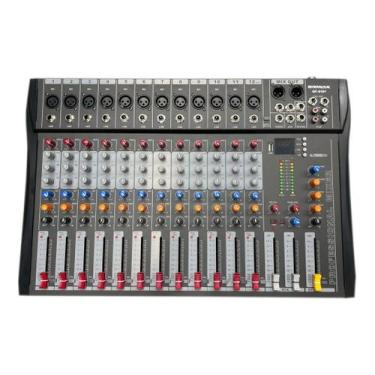 Imagem de Mesa Briwax 12 Canais Gf-6191 Balanceada, Misturador 110/220