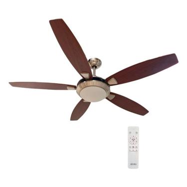 Imagem de Ventilador Teto Controle Remoto 132cm Bivolt Croma-madeira