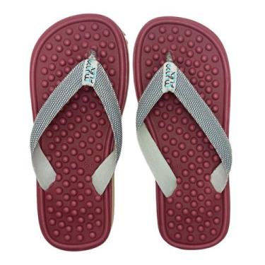 Imagem de Chinelo De Dedo Anabela Ortopédico Mundo Flex Confortável Para Esporão