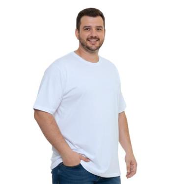 Imagem de Camiseta Plus Size Premium 100% Algodão Malha Penteada 30.1 G1 G2 G3 -