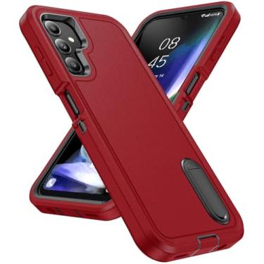 Imagem de Capa de suporte de proteção rígida para Samsung Galaxy A54 A14 A53 A13 A04S S23 Ultra S22 Plus Capas de telefone móvel, vermelho, para Galaxy S23 Ultra