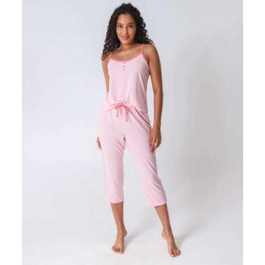 Imagem de Pijama Feminino Alças Finas Marisa Rosa-67051, Rosa, P