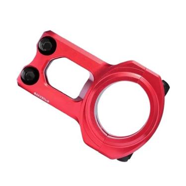 Imagem de Mesa para MTB (Mountain Bike Road Bike) 31,8mm 35mm para Downhill, 0 Graus, 35mm de Comprimento, Acessórios para Ciclismo XC AM(318 red Ti SCREW)