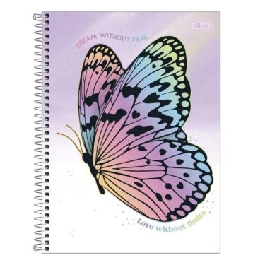 Imagem de Caderno Espiral Universitário A4 Capa Dura 10 Matérias 160 Folhas Daisy - Tilibra Estampa 2