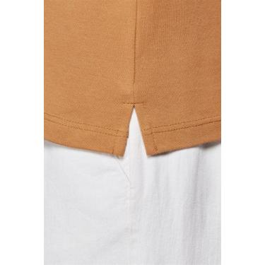 Imagem de Camisa Polo Piquet Slim Fit - Vermelho / Marrom Caramelo - HIGHSTIL, V