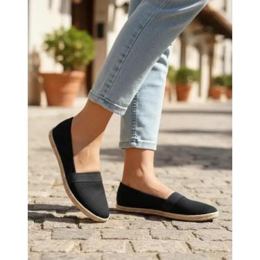 Imagem de Sapatilha Moleca Alpargata Sapato Calçados conforto, Preto, Prime, 38