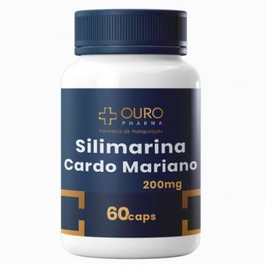 Imagem de Silimarina Cardo Mariano 200mg  Suplemento Natural para Fígado e Bem-E