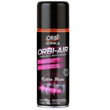 Imagem de Limpa Ar Condicionado Automotivo Spray Carro Novo Universal - Orbi