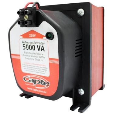 Imagem de Auto transformador 5000VA/ 3500W Borne 110V/220V Tripolar Capte