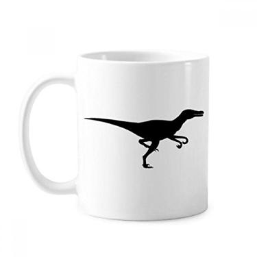 Imagem de Caneca de porcelana de café em miniatura com ossos de dinossauro, cerâmica