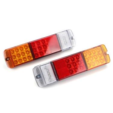 Imagem de JAMESVAN Lâmpadas LED traseiras de luz traseira para Toyota Land Cruiser FJ40 FJ45 BJ40 HJ45 BJ42, um par de luz traseira de caminhão de carro, luz traseira, luz de seta de 12 V