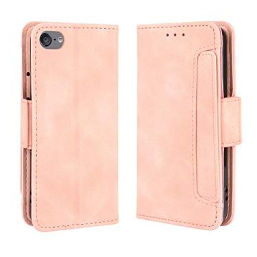 Imagem de Capa para iPod Touch 7, capa para iPod Touch 6, iPod Touch 5, proteção magnética de corpo inteiro, à prova de choque, capa carteira de couro flip com compartimento para cartão para iPod Touch 5 6 7ª