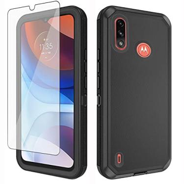 Imagem de Asuwish Capa de telefone para Moto E7 Power/Motorola E7i Power/Lenovo K13 com protetor de tela e capa de celular híbrida à prova de choque acessórios de proteção rígida MotoE7Power 7E E7Power E7iPower