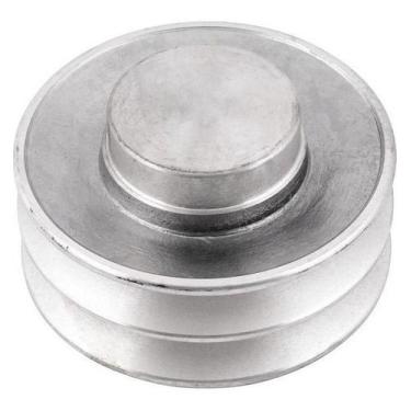Imagem de Polia De Aluminio 2 Canais Perfil B 120 Mm Mademil