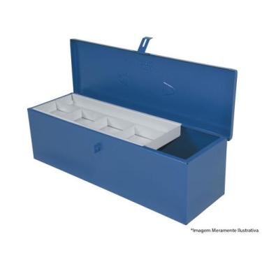 Imagem de Caixa Ferram Aco Bau 50X16X15Cm Ref03 - FERCAR