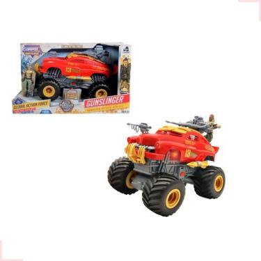 Imagem de Brinquedo Carro Monstro Soldado Pistoleiro Acessório Som Luz Toyng, Ve