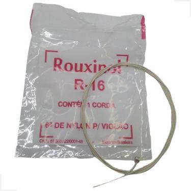 Imagem de 6ª (Sexta) Corda Mi Avulsa Nylon Rouxinol P/ Violão R16