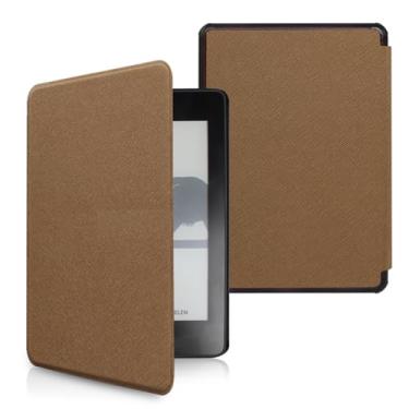 Imagem de Capa Protetora Para 6 Polegadas Kindle Voyage 7ª Geração 2024[Modelo: NM460GZ]-Inteligente Automático Dormir/Acordar, Fino e Leve Couro PU Estojo(Padrão Cruzado) (11)
