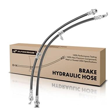 Imagem de A-Premium Mangueiras hidráulicas de freio traseiro compatíveis com modelos selecionados Toyota e Lexus - Highlander 2004-2007, RX330 2004-2006, RX400h 2006-2007, somente FWD - Substituição #