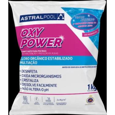 Imagem de Cloro para piscina oxypower multiação pacote 1KG astralpool