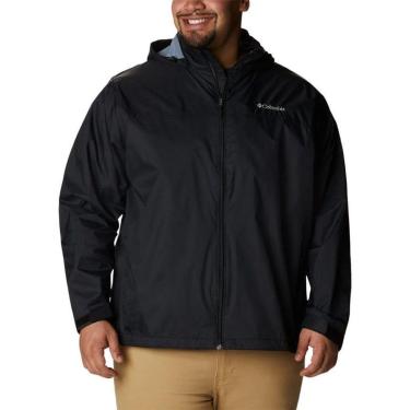Imagem de Jaqueta Impermeável Columbia Glennaker Lake Plus Size Masculna - Preto e Branco X1-Masculino